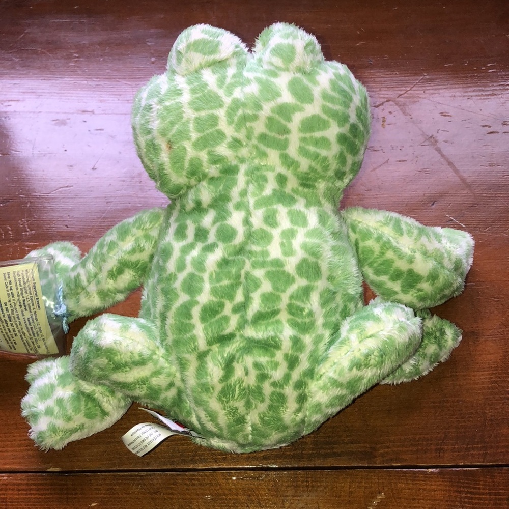 Ganz Webkinz Green Spotted Bullfrog Plush Stuffed Animal 7.5" with tag plushy - Picture 5 of 10